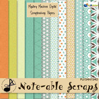 Mystery Machine Digital Scrapbooking Papers