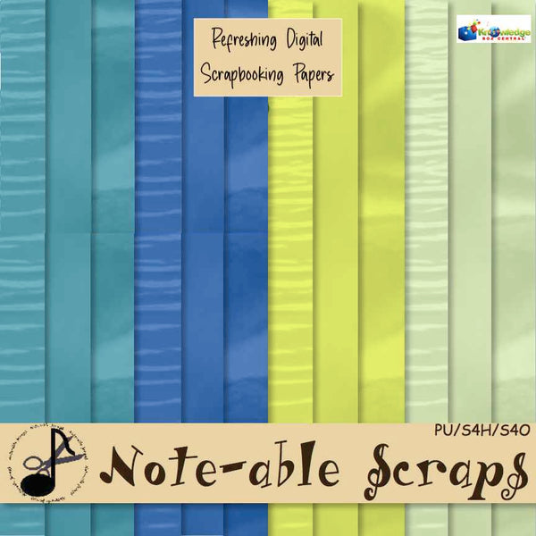 Refreshing Digital Scrapbooking Papers