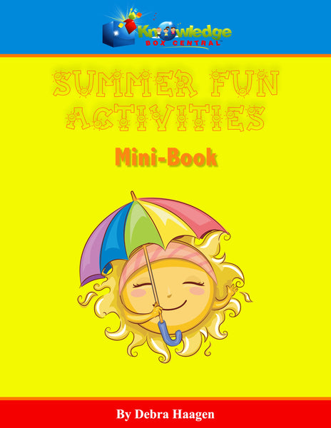 Summer Fun Activiities Mini-Book