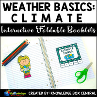Weather Basics: Climate Interactive Foldable Booklets
