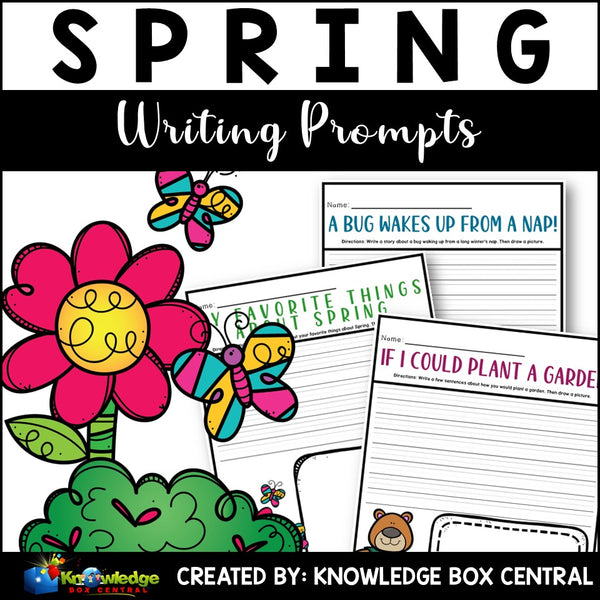 Spring Writing Prompts - EBOOK – Knowledge Box Central