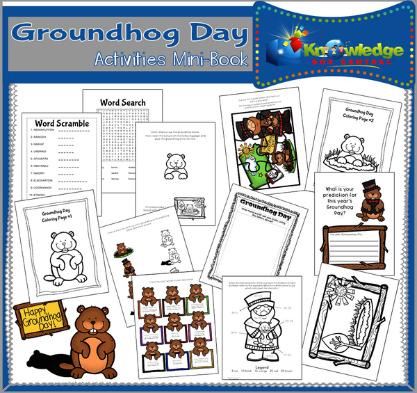 Groundhog Day Activities Mini-Books