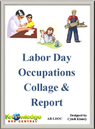 Labor Day Occupations Collage & Report