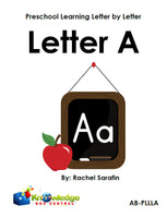 Preschool Learning Letter By Letter Activity Books