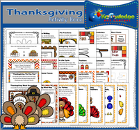 Thanksgiving Activity Book