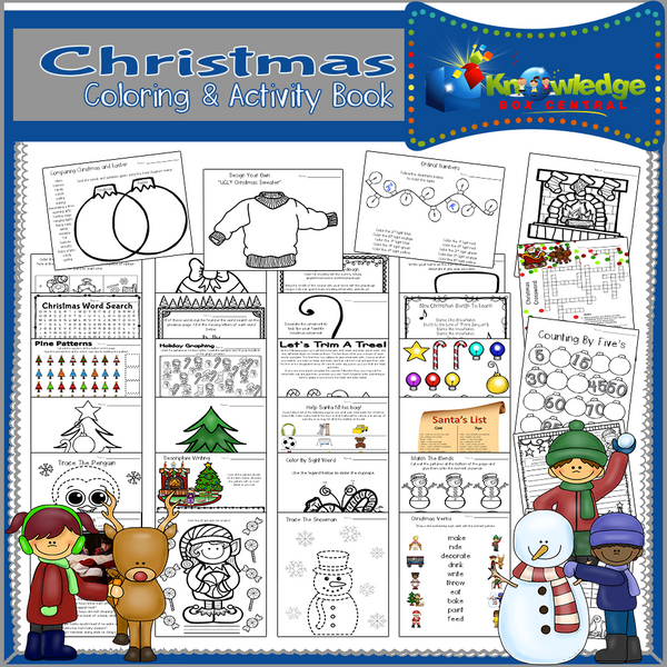 Christmas Coloring & Activity Book