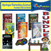 Apologia Elementary Science Flashcard BUNDLE
