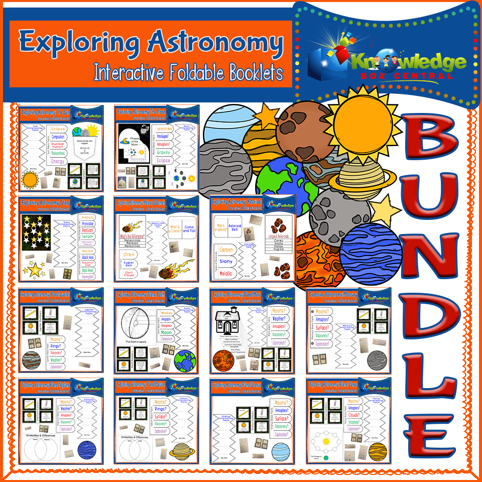Exploring Astronomy Interactive Foldables BUNDLE – Knowledge Box