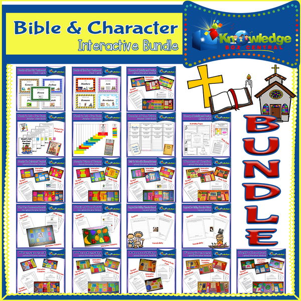 Bible & Character Interactive BUNDLE