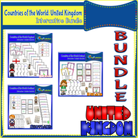 Countries of the World: United Kingdom Interactive Foldable Booklets BUNDLE