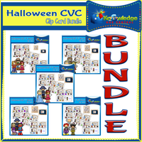 Halloween CVC  Words Bundle