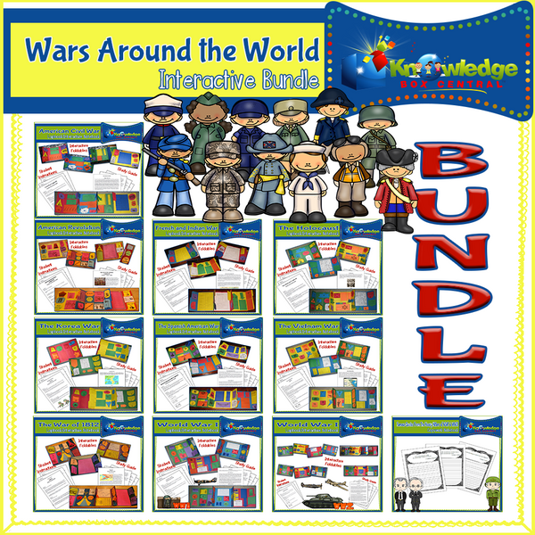Wars Around the World Lapbook BUNDLE