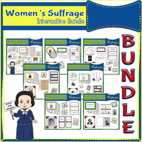 Women's Suffrage Interactive Foldable Booklets BUNDLE