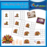 Thanksgiving Counting Clip Cards