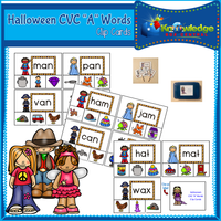 Halloween CVC  "A" Words
