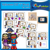 Halloween CVC  "I" Words