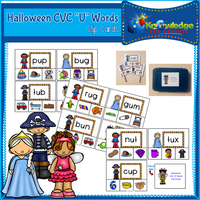 Halloween CVC  "U" Words