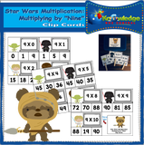Star Wars Multiplication Clip Cards