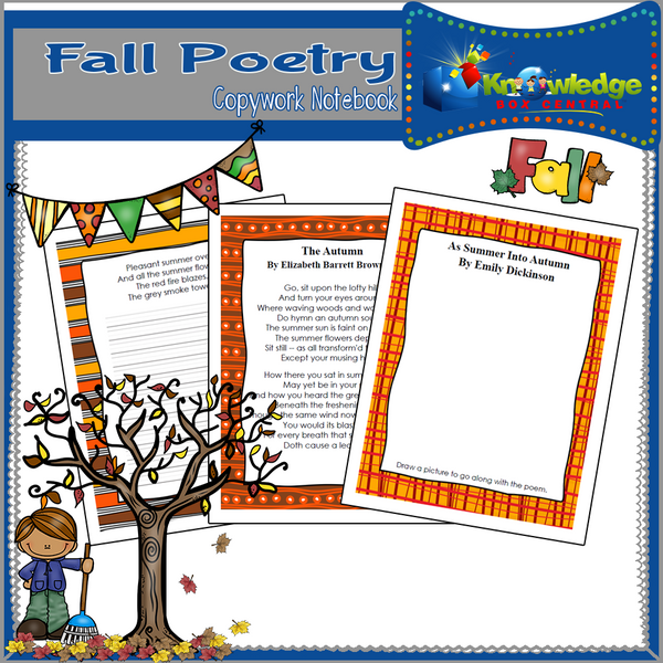 Fantastic Fall Poetry Copywork