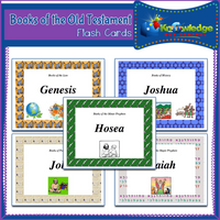 Books of the Old Testament Flash Cards