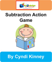Subtraction Action Game - Games Notebook