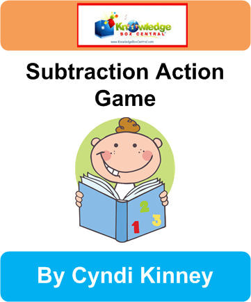 Subtraction Action Game - Games Notebook