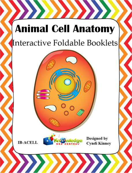 Animal Cell Anatomy Interactive Foldable Booklet