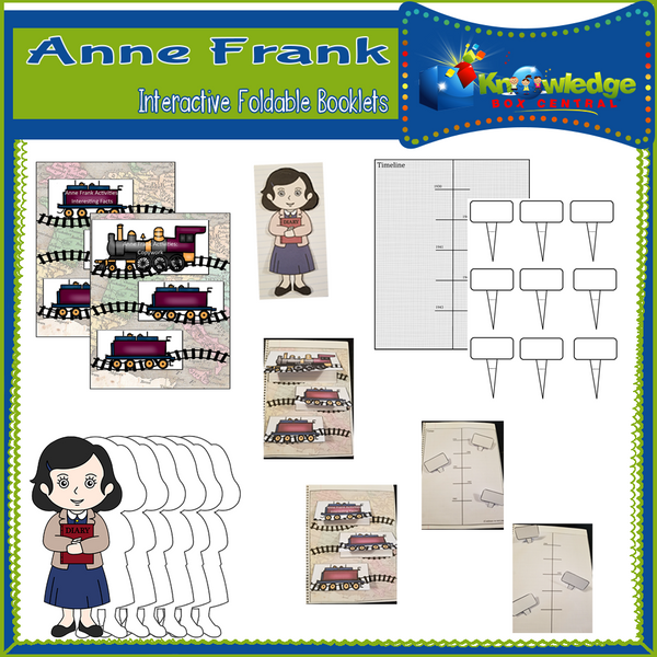 Anne Frank Interactive Foldable Booklets
