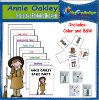 Annie Oakley Interactive Foldable Booklets