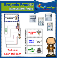 Benjamin Franklin Interactive Foldable Booklets