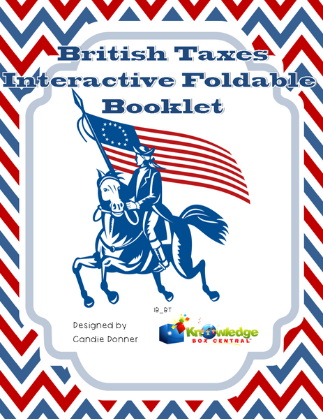 British Taxes Interactive Foldable Booklets
