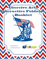 Coercive Acts Interactive Foldable Booklets
