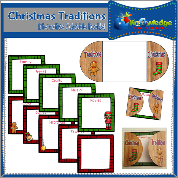 Christmas Traditions Interactive Foldable Booklets