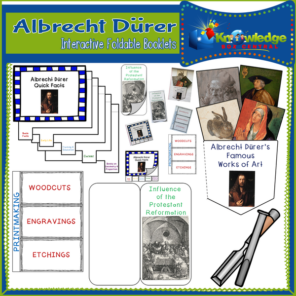 Albrecht Durer Interactive Foldable Booklets