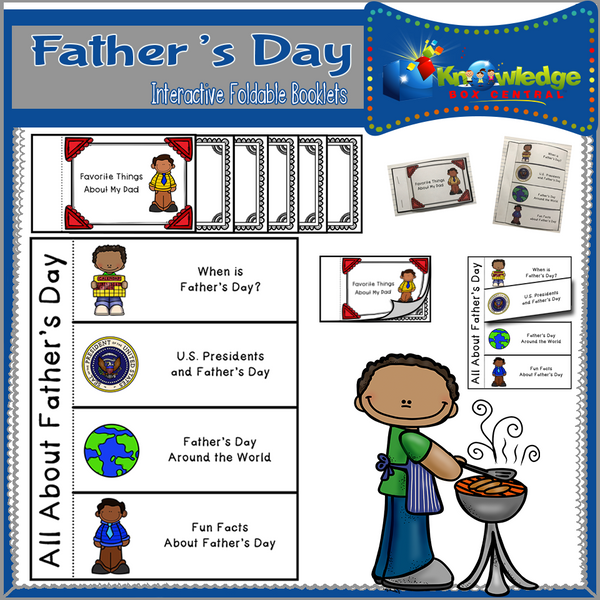 Father's Day Interactive Foldable Booklets