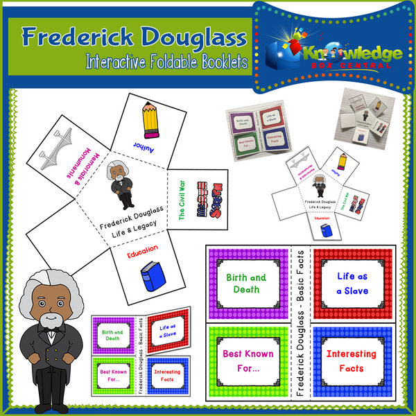 Frederick Douglass Interactive Foldable Booklets