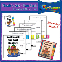 Fun Facts Noah's Ark Interactive Foldable Booklets