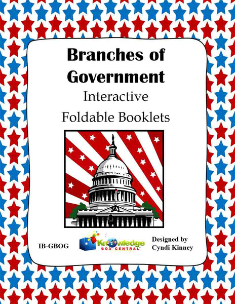 Branches of Government Interactive Foldable Booklets