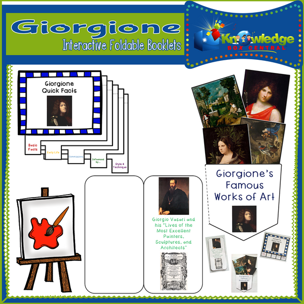 Giorgione Interactive Foldable Booklets