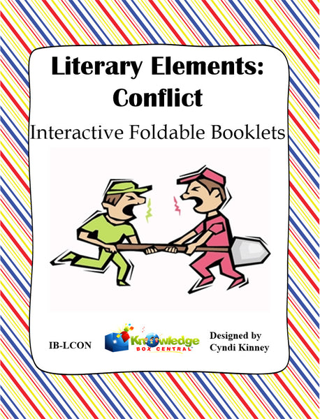 Literary Elements: CONFLICT Interactive Foldable Booklets