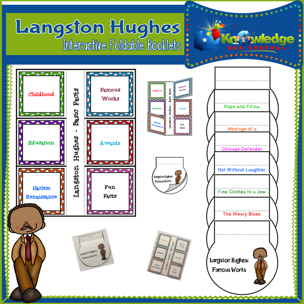 Langston Hughes Interactive Foldable Booklets
