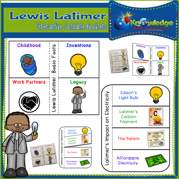 Lewis Latimer Interactive Foldable Booklets