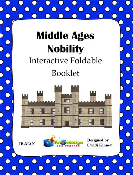 Middle Ages Nobility Interactive Foldable Booklets