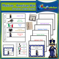 Mexican American War Interactive Foldable Booklets