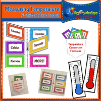 Measuring Temperature Interactive Foldable Booklets