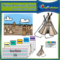 Native Americans: Sioux Interactive Foldable Booklets