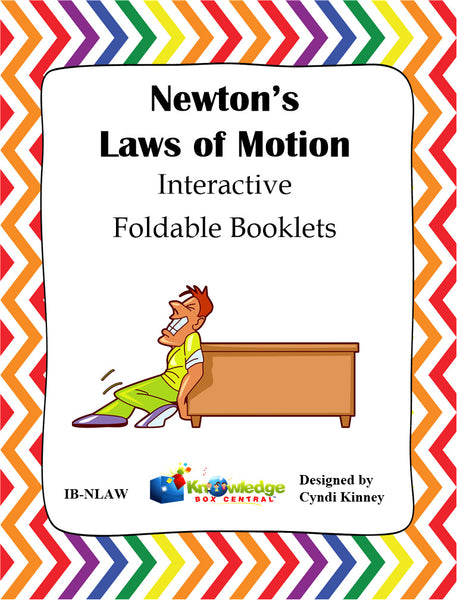 Newton's Laws of Motion Interactive Foldable Booklets