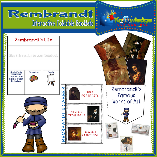Rembrandt Interactive Foldable Booklets