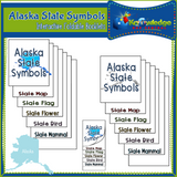Alaska State Symbols Interactive Foldable Booklets