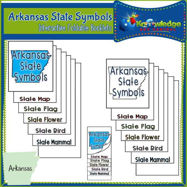 Arkansas State History Interactive Foldable Booklets